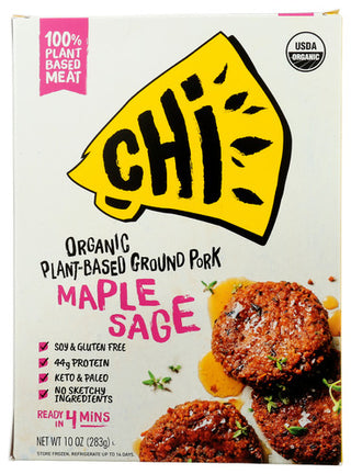 Chi Foods Pork Grnd Plntbsd Mpl Brf