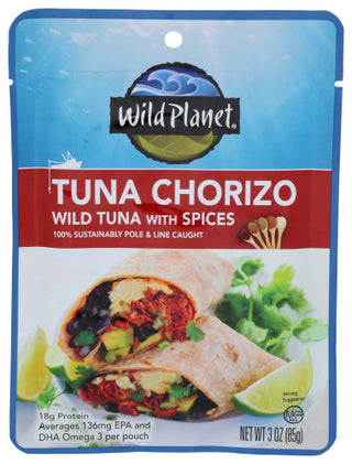 Wild Planet Tuna Chorizo