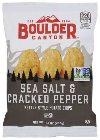 Boulder Canyon Chip Kettle Sslt Crkd Ppr