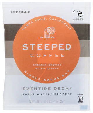 Steeped Coffee Coffee Eventide Decaf