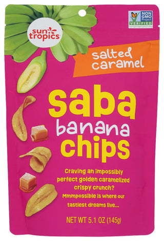 Sun Tropics Chips Banana Sltd Caramel