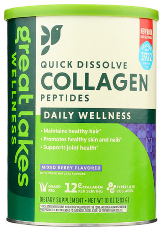 Great Lakes Wellness Collagen Powder Mxd Brry