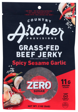 Country Archer Jerky Bf Spcy Sesame Grlc