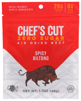 Chefs Cut Jerky Biltong Spicy Chili