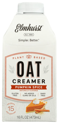 Elmhurst Creamer Oat Pumpkin Spice