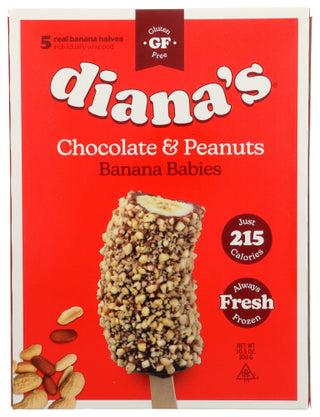 Dianas Bananas Banana Babies Mlk Choc Pnut