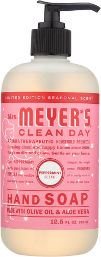Mrs Meyers Clean Day Soap Hand Lq Hol Pepprmnt