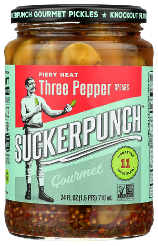 Suckerpunch Pickle Spears 3pepper Fire