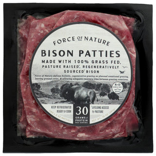 Force Of Nature Patties Bison