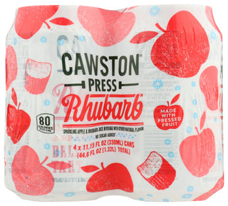 Cawston Press Juice Sprkl Apl Rhbrb 4pk