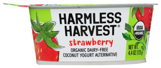 Harmless Harvest Yogurt Cup Df Strawberry