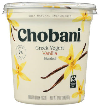 Chobani Yogurt Grk Nf Vnla
