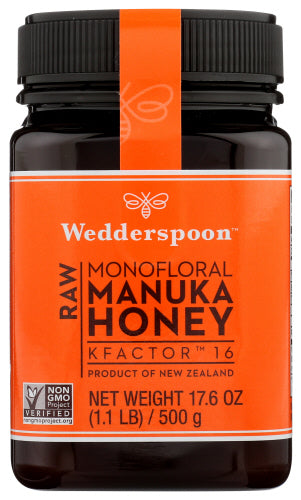 Wedderspoon Honey Raw Manuka Kfctr 16