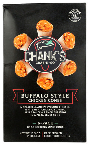 Chanks Grab N Go Cones Buffalo Style Chckn