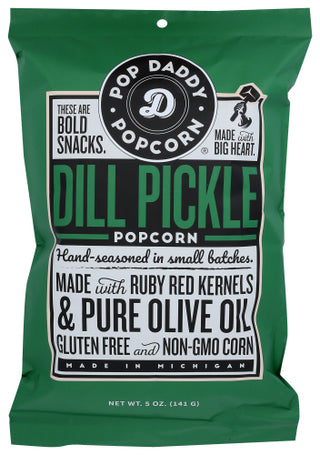 Pop Daddy Popcorn & Pretzels Popcorn Dill Pickle