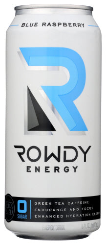 Rowdy Energy Drink Blue Raspberry