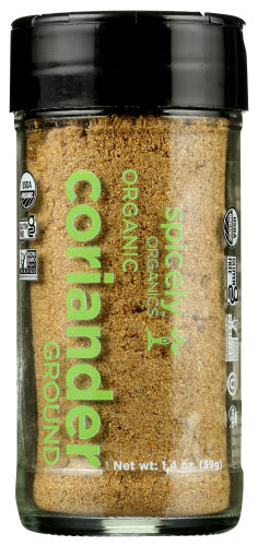 Spicely Organics Spice Coriander Grnd Jar