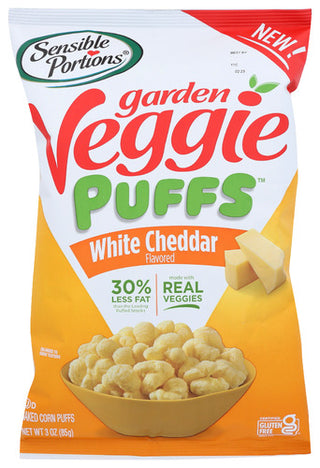 Sensible Portions Puffs Veggie White Chedar