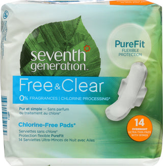Seventh Generation Pad Ultrathin Ovrnght