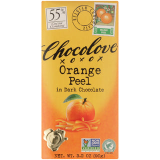 Chocolove Choc Bar Drk Orange Peel