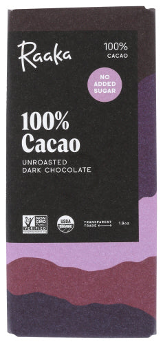 Raaka Chocolate Bar Choc Cacao Org