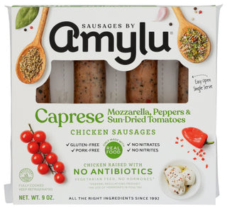 Sausages By Amylu Ssage Chckn Mozz Peppers
