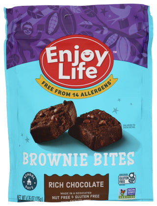 Enjoy Life Bites Brownie Chocolate