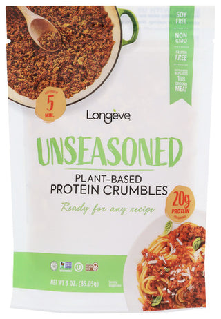 Longeve Brands Pea Protein Crumbles