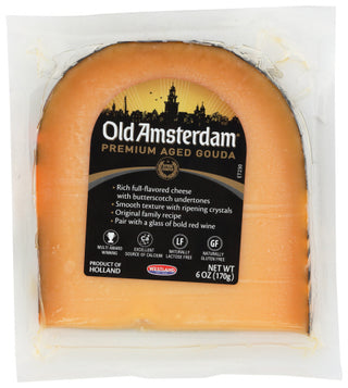 Old Amstrdam Cheese Gouda Cake Cut Am