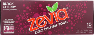 Zevia Soda Black Cherry 10pk