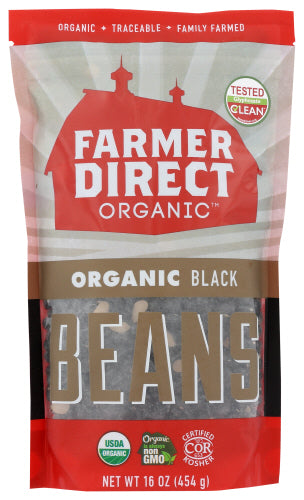Farmer Direct Organic Bean Black Org