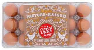 Vital Farms Eggs Large 18ct Org