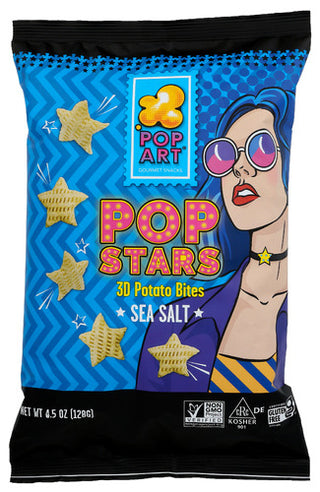 Pop Art Puffs Stars Sea Salt
