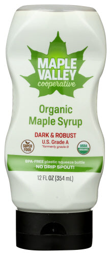 Maple Valley Cooperative Syrup Maple Drk Robust Sqzble Org