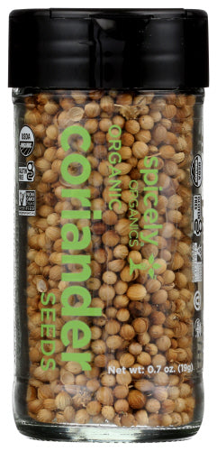 Spicely Organics Spice Coriander Seeds Jar