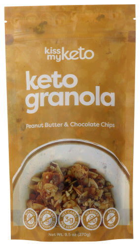 Kiss My Keto Granola Pnut Btr Choc Chp