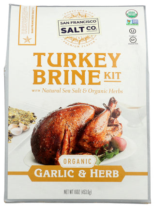 San Francisco Salt Co Garlic Herb Trky Brne Org
