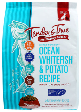 Tender And True Kibble Dog Ocn Whtfsh Pot