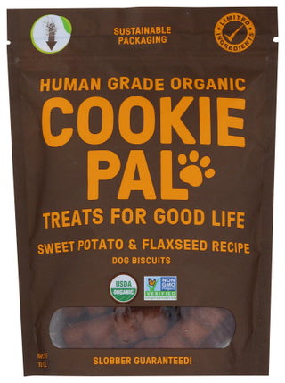 Cookie Pal Treat Dog Swt Pot Flxseed