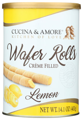 Cucina & Amore Wafer Rolled Lemon