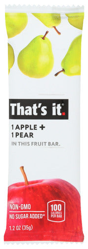Thats It Bar Fruit Apple Pear