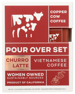 Copper Cow Coffee Latte Kit Churro 5pk