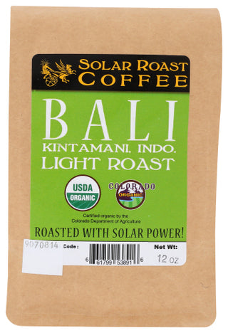 Solar Roast Coffee Llc Coffee Wb Bali Indonisi