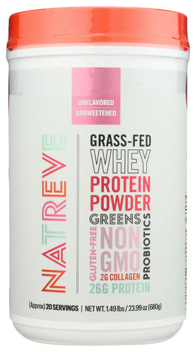 Natreve Whey Prtn Pwdr Plain
