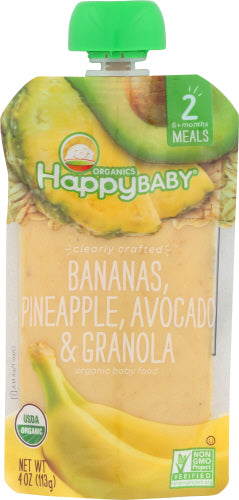 Happy Baby Granola Ban Pneappl Avoca