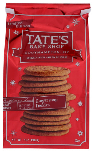 Tates Cookies Gngr Snaps