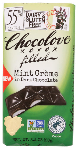 Chocolove Bar Flld Mint Crme Dk Chc