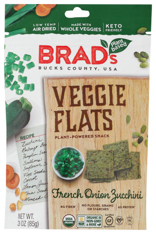 Brads Plant Based Veg Flats Fr On Zucchini