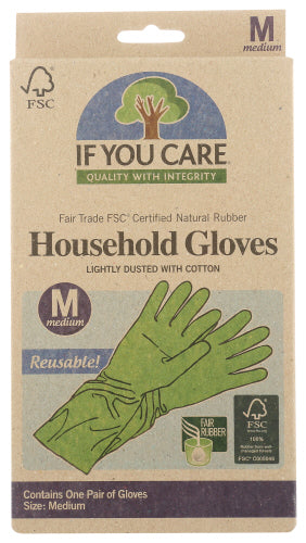 If You Care Gloves Household Med 1pr