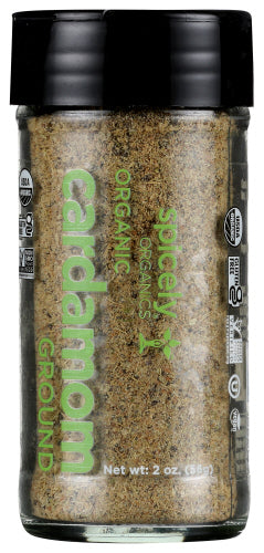 Spicely Organics Spice Cardamom Grnd Jar